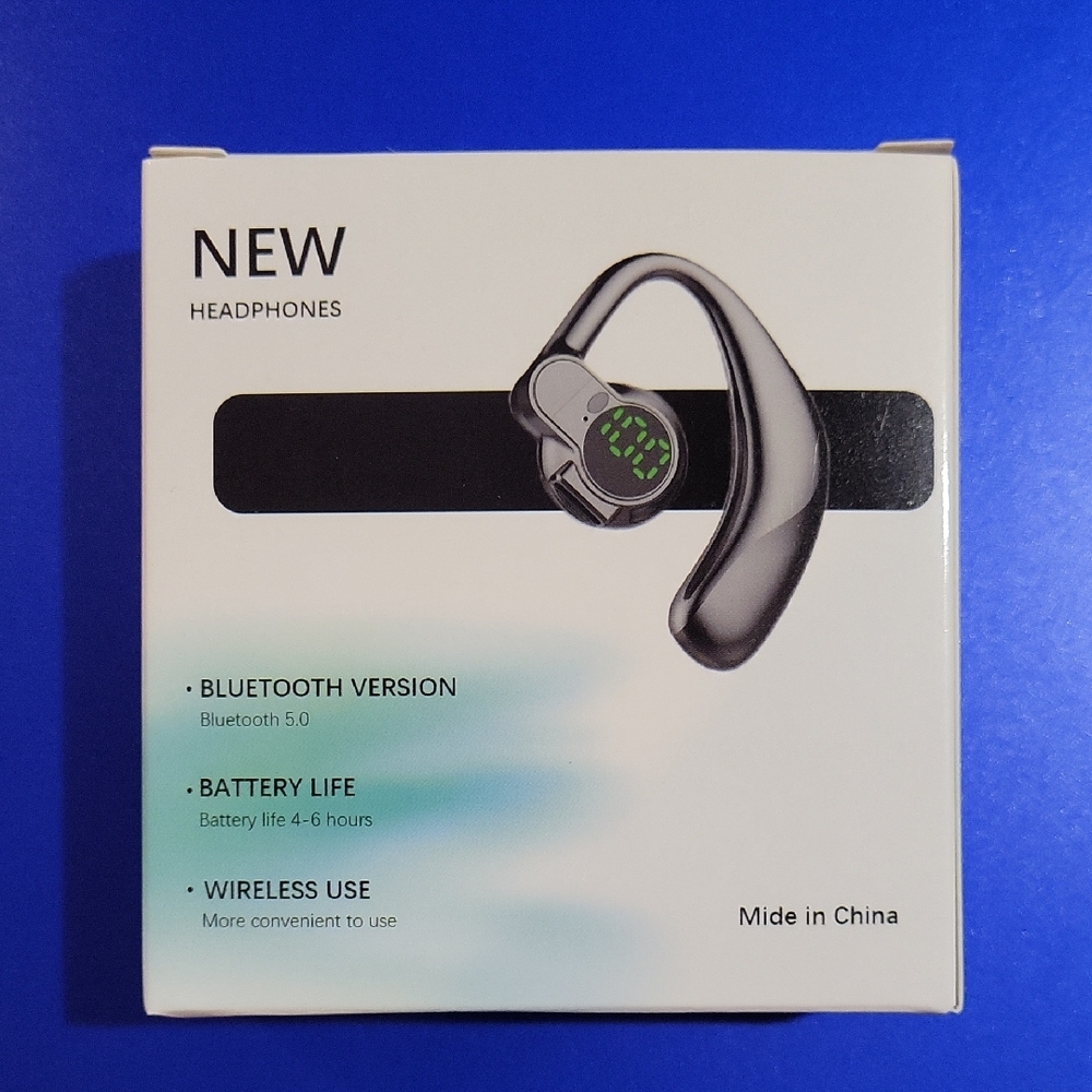 Single Ear Bluetooth 5.0 Wireless Headset